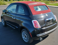 2012 FIAT 500 LOUNGE - RED LEATHER INTERIOR! - 4