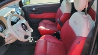 2012 FIAT 500 LOUNGE - RED LEATHER INTERIOR! - 12