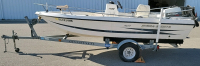 1993 KEY LARGO HYDRA SPORTS BOAT AND TRAILER - 3