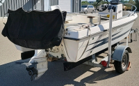 1993 KEY LARGO HYDRA SPORTS BOAT AND TRAILER - 6