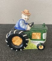 Farmer/Trackor Cookie Jar