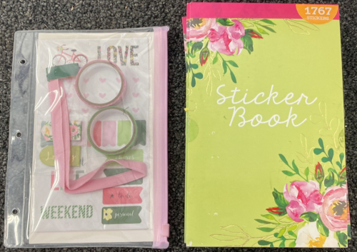 Sticker Books and Journal Kit