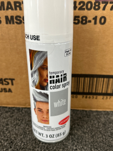 White Temporary Hair Color Spray