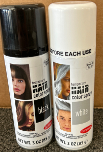 Black & White Temporary Hair Color Spray