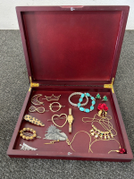 Jewelry Box with Jewelry & Accessories