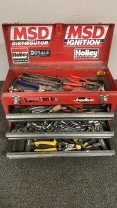 20.5” Toolbox w/Assorted Tools