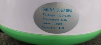 Hot Yoga Dome. Accessories include Sauna Steamer/Fan with Vivosun fan speed controller (extra speed controller included) and a Dayton Ceramic Heater - 4