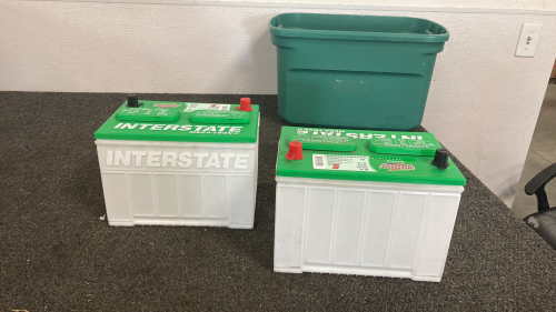 Pair Of Batteries Containers (Not Real Batteries)