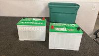 Pair Of Batteries Containers (Not Real Batteries)