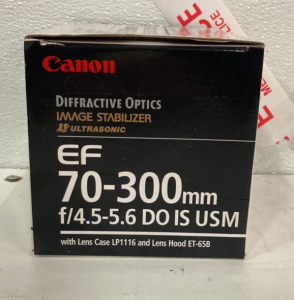 Canon Diffractive Image Stabilizer Ultrasonic EF 70-300mm (SP5)