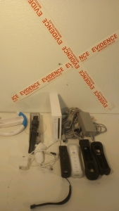 Wii Console With Cords (2) Controllers And Accessories