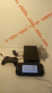 Wii U Console With Portable Game Center And Cords With Accessories