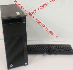 (1) HP Z440 Workstation Computer Tower Without Hard Drive (1) HP Corded Keyboard