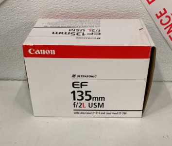 Canon Ultrasonic EF 135 mm f/2L USM Camera Lens (SP3)