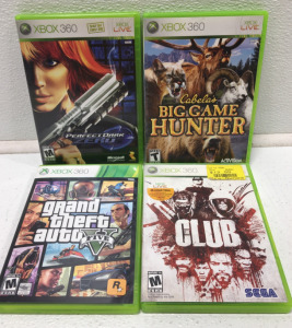 (4) Xbox 360 Games -Spc 6
