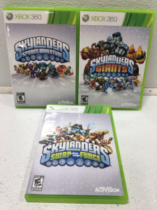 (3) Skylanders Games For Xbox 360 -Spc 6