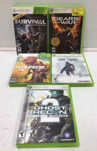 (5) Xbox 360 Games