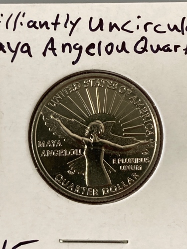 Brilliant Uncirculated Maya Angelou Quarter