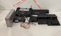 (1) Panasonic Car Mounting Dock For Laptop, (1) Lenovo ThinkPad Pro Dock, (1) Lind Automotive Controller For Electronic Equipment, (1) Pyramids V Communications Analog Vehicular Repeater SVR-250 And More (SP3)