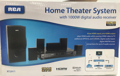 RCA Home Theater System W/1000W Digital Audio Receiver SP6