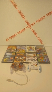 (8) Nintendo GameCube Games Including Super Smash Brothers Melee (2) Nintendo GameCube controllers