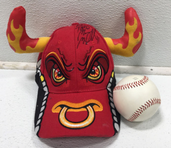 Signed El Toro Loco Hat, Baseball - Spc 6
