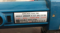 Chicago Electric Corded Angle Grinder 4-1/2” - 3