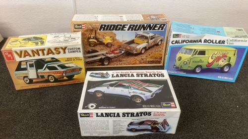 (4) Vintage Model Kits