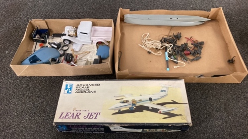 Model Lear Jet And Parts