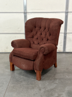 Burgundy Colored Recliner