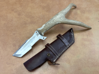 Custom Made Deer Horn Knife - 5