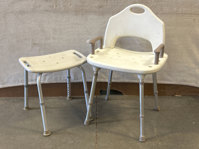 (2) Medical Grade Shower/ Bath Chairs