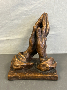 Bronze Colored Hand Statue