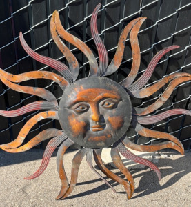 Metal Sun W/ Face