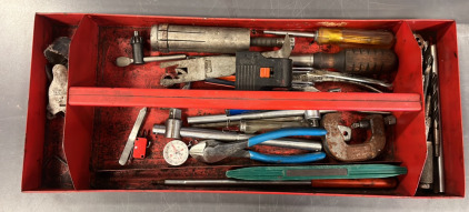 Tool Box w/ Tools and Eletrical Supplies