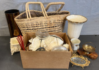 Shells, Vases, Beach Bag and more