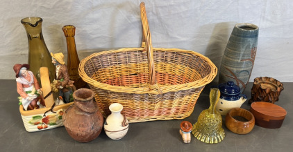 Vases, Basket, Yellow Bell and more