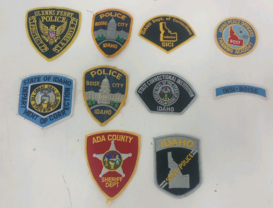 (10) Vintage Idaho Law Enforcement Patches Including Boise Police, Idaho State Police and More!!