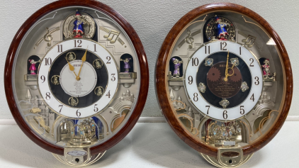 (2) Seiko Musical Wall Clocks