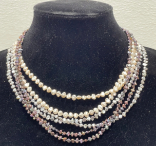 (3) Freshwater Pearl Type Necklaces