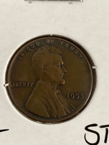 1953-P Mint State Wheat Penny