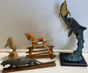 (4) Small Animal Figurines