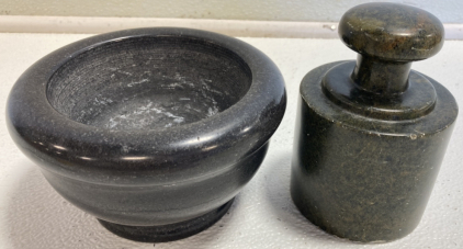 Stone Mortar and Pestle