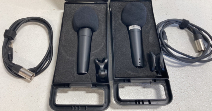(2) Behringer XM8500 Microphones