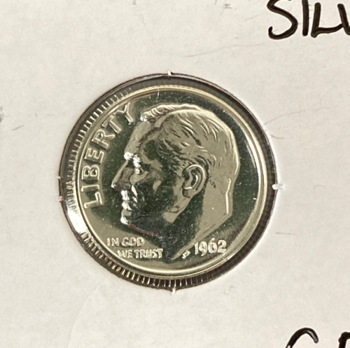 1962 Silver Roosevelt Dime