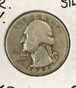 1942-S Silver Vintage Quarter