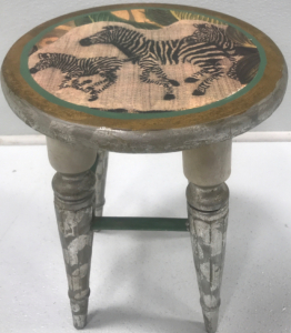 Small Zebra Stool