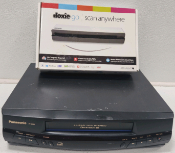 Doxie Scan System, Panasonic VCR VHS Player