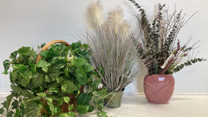 (3) Artificial Home Decor Plants