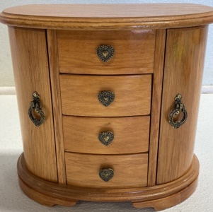 Small Wood Jewelry Box